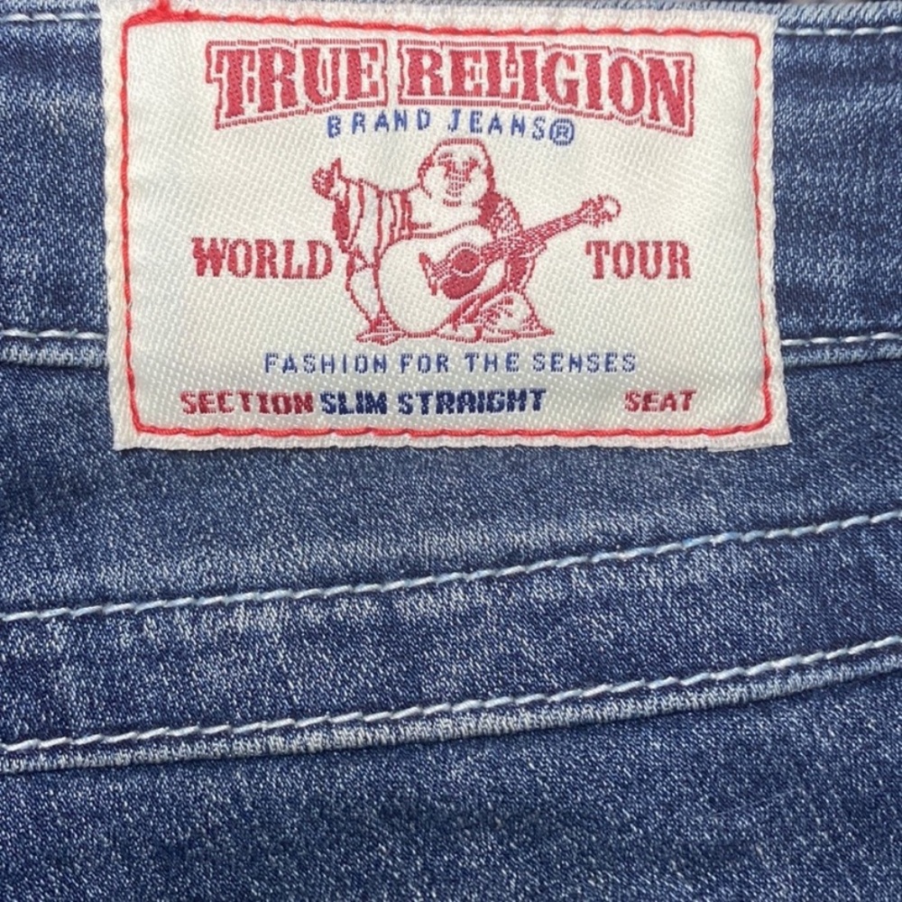 True Religion Dark Blue Denim Straight Leg 
Jeans W27 - Picture 5 of 8
